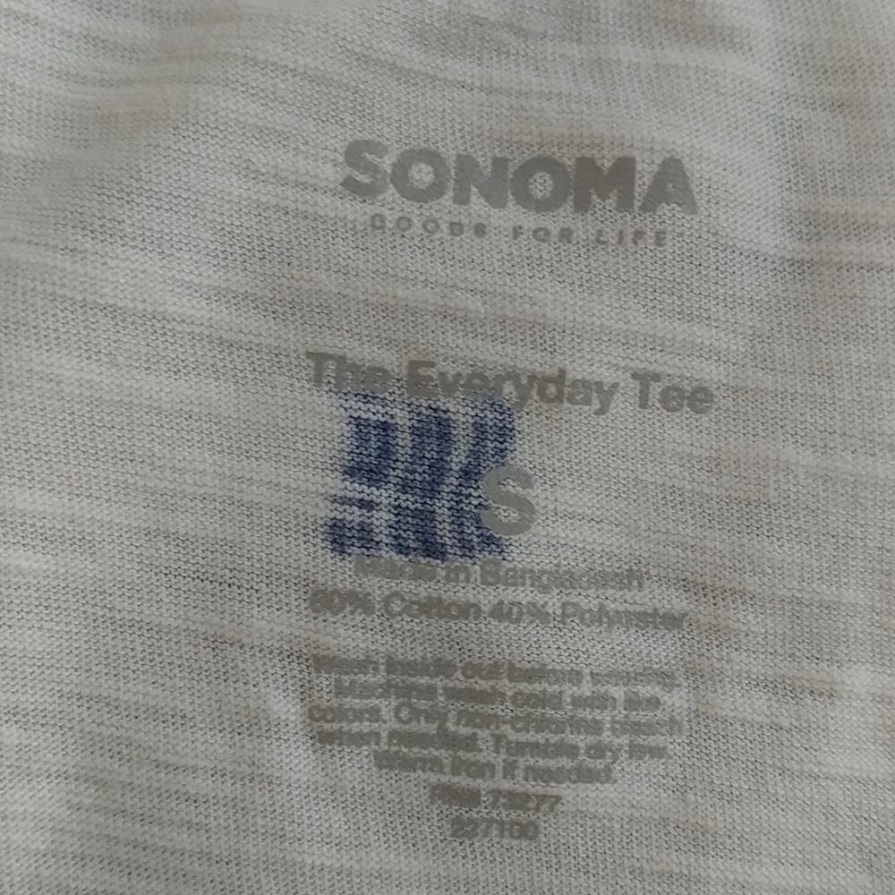 Sonoma 'The Everyday Tee' Short Sleeve Shirt Size S - Picture 4 of 5